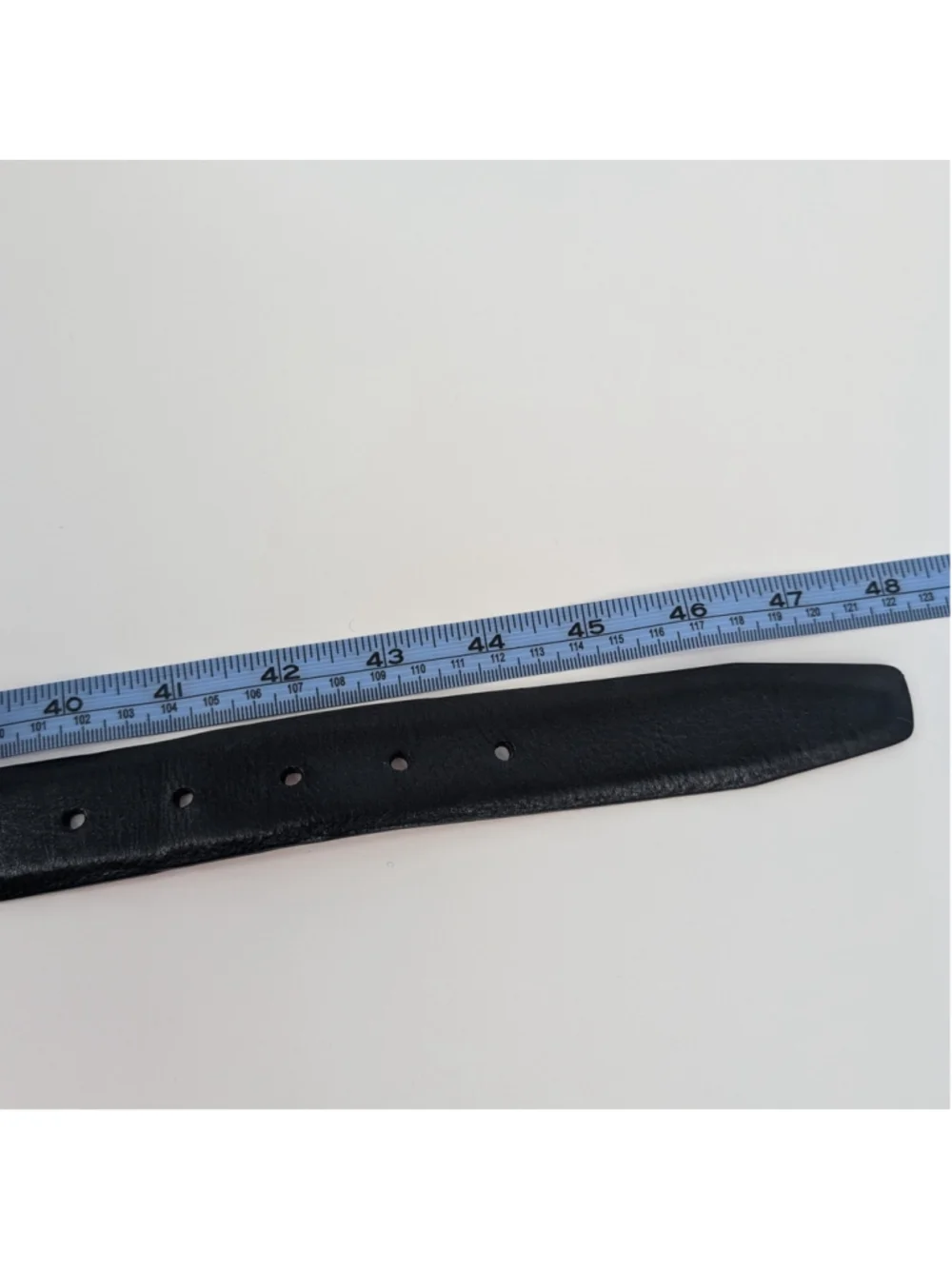 Kirkland Signature Black Full Grain Leather Dress Belt Men's Size 42